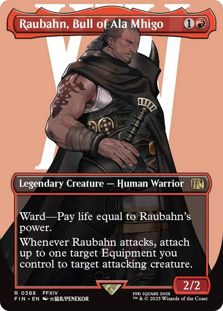 Raubahn, Bull of Ala Mhigo (FIN-388) - FINAL FANTASY (Borderless) Foil