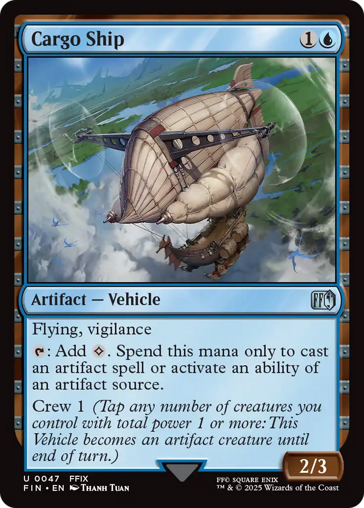 Cargo Ship (FIN-047) - FINAL FANTASY Foil