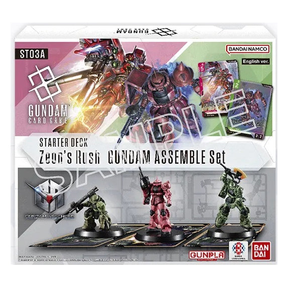 GUNDAM CG ST-03A GUNDAM ASSEMBLE/ZEON'S RUSH STARTER SET