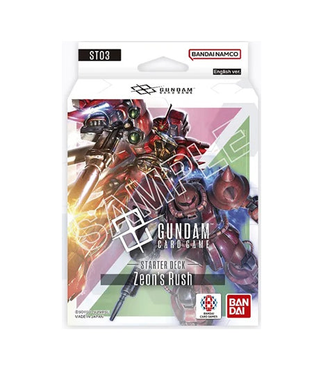 GUNDAM CG ST-03 ZEON'S RUSH STARTER DECK