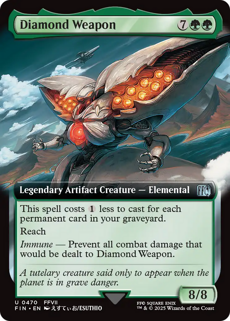Diamond Weapon (FIN-470) - FINAL FANTASY: (Extended Art) Foil