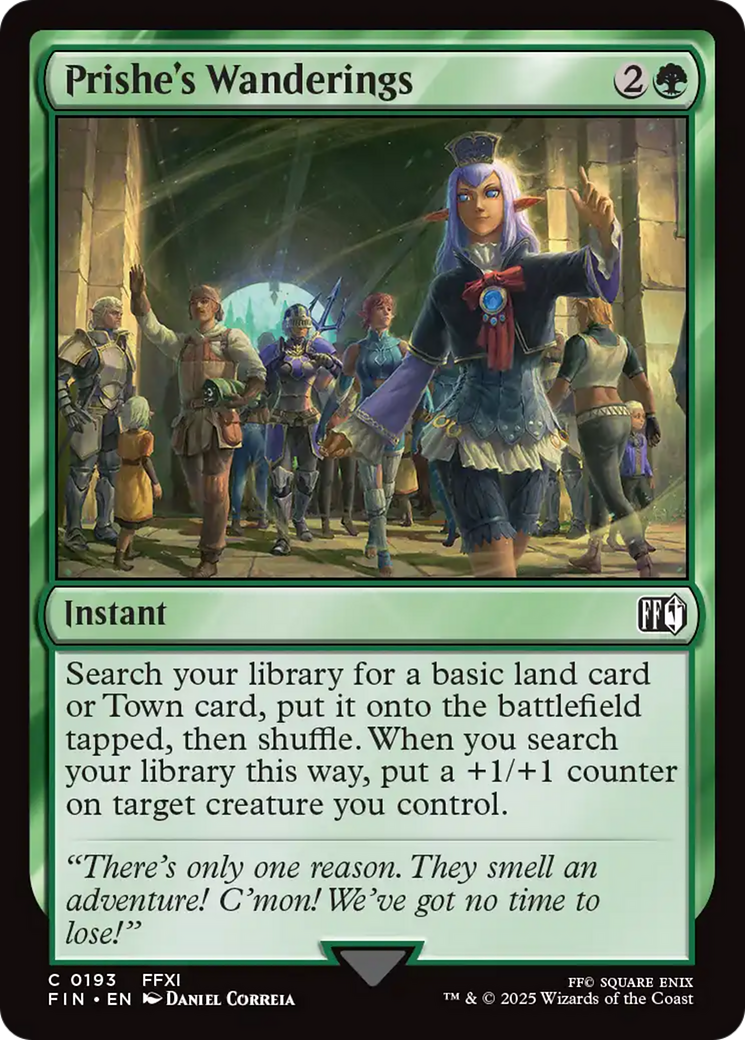 Prishe's Wanderings (FIN-193) - FINAL FANTASY Foil