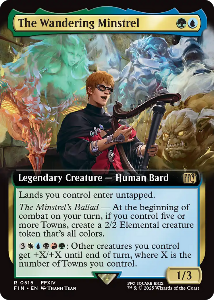 The Wandering Minstrel (FIN-515) - FINAL FANTASY: (Extended Art) Foil
