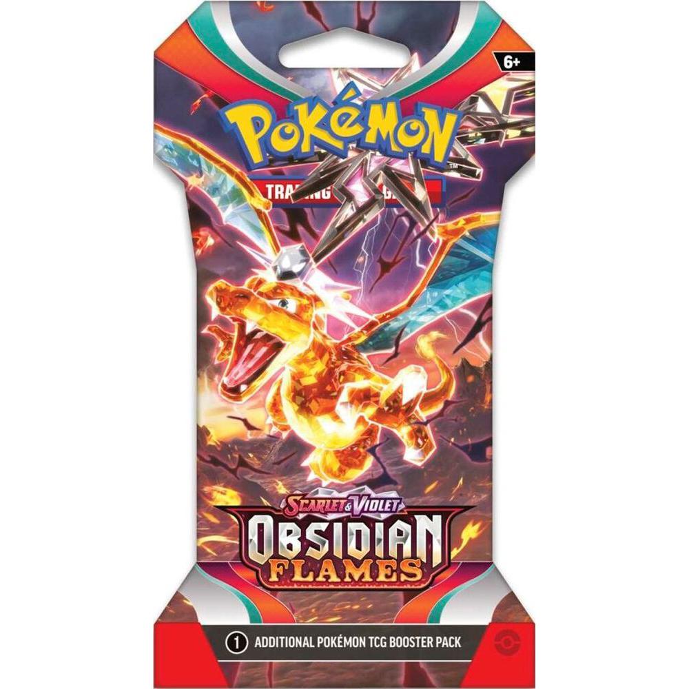 Pokemon Obsidian Flames Sleeved Booster Pack - SV03: Obsidian Flames