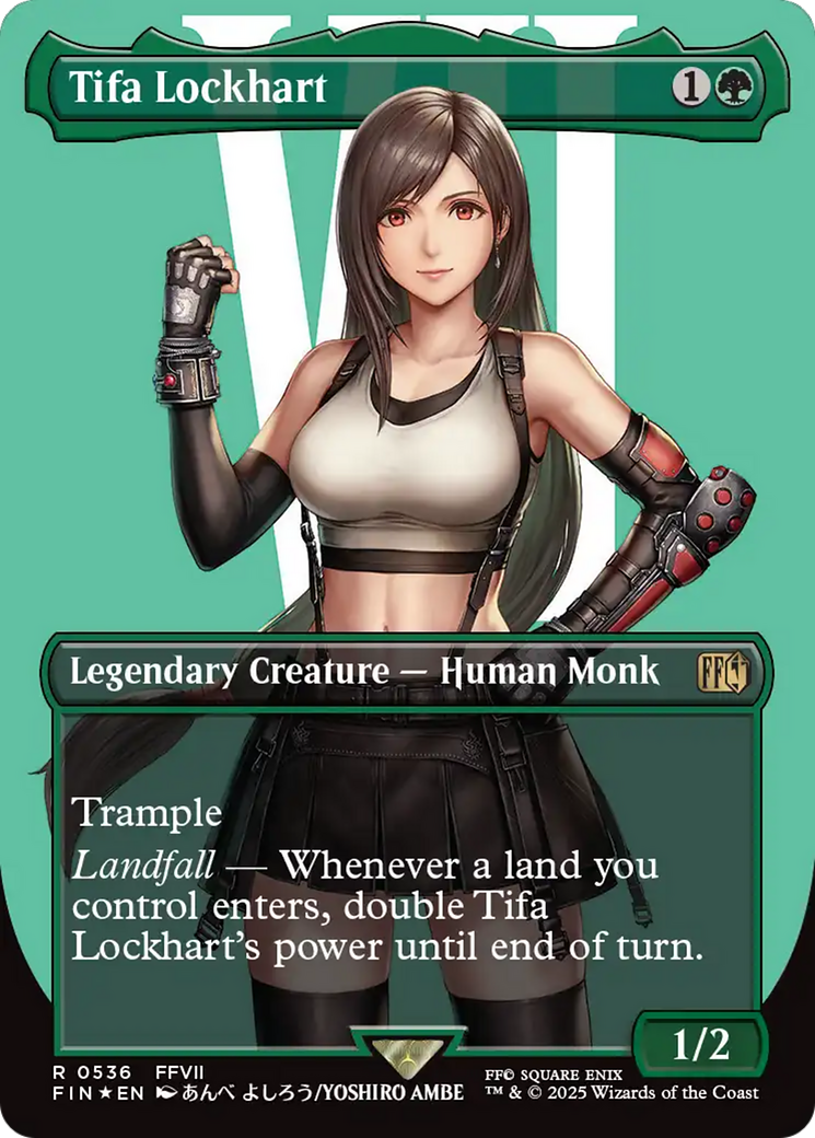 Tifa Lockhart (FIN-536) - FINAL FANTASY (Borderless) Foil