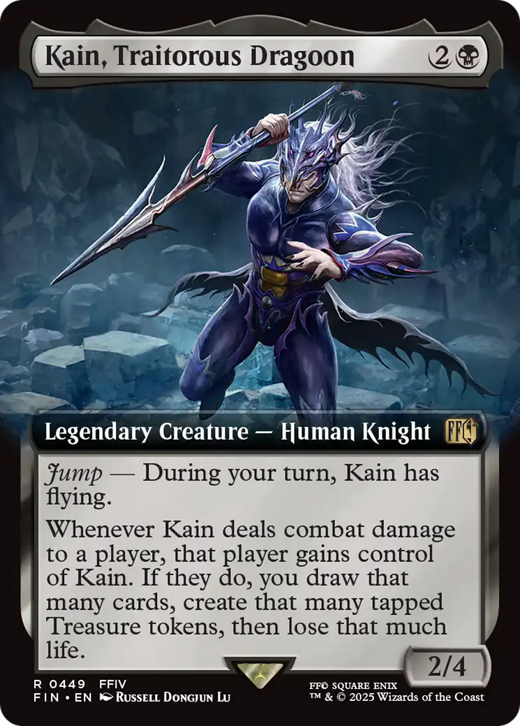 Kain, Traitorous Dragoon (FIN-449) - FINAL FANTASY: (Extended Art) Foil