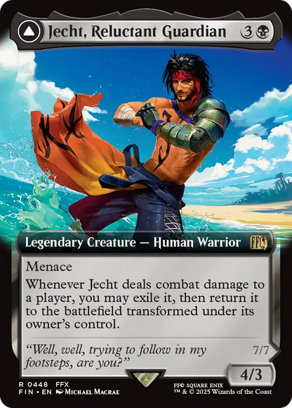 Jecht, Reluctant Guardian // Braska's Final Aeon (FIN-448) - FINAL FANTASY: (enchantment, Extended Art)