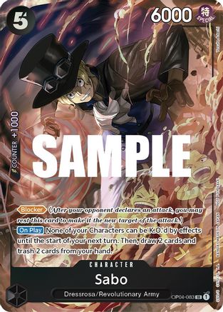 Sabo (Sealed Battle 2023 Vol. 1) (OP04-083) - One Piece Promotion Cards Foil
