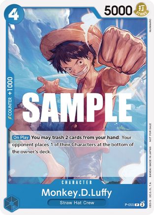 Monkey.D.Luffy (055) (Sealed Battle Kit Vol. 1) (P-055) - One Piece Promotion Cards