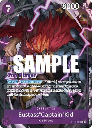 Eustass"Captain"Kid (CS 2023 Top Players Pack) (ST10-013) - One Piece Promotion Cards Foil