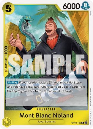 Mont Blanc Noland (OP08-109) - Two Legends Foil