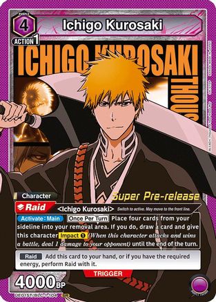Ichigo Kurosaki (104) (UE01ST/BLC-1-104) - UE01ST BLEACH ThousandYear Blood War Super PreRelease Starter Deck