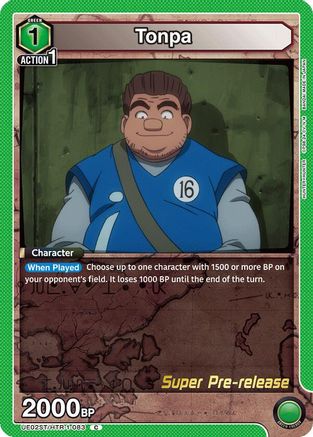 Tonpa (UE02ST/HTR-1-083) - UE02ST HUNTER X HUNTER Super PreRelease Starter Deck