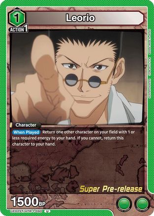 Leorio (090) (UE02ST/HTR-1-090) - UE02ST HUNTER X HUNTER Super PreRelease Starter Deck