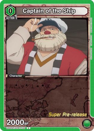 Captain of the Ship (UE02ST/HTR-1-103) - UE02ST HUNTER X HUNTER Super PreRelease Starter Deck