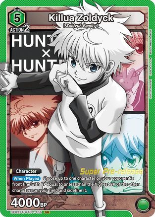 Killua Zoldyck (106) (UE02ST/HTR-1-106) - UE02ST HUNTER X HUNTER Super PreRelease Starter Deck Foil