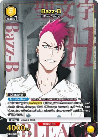 Bazz-B (011) (R*) (UE01BT/BLC-1-011) - UE01BT BLEACH ThousandYear Blood War Foil