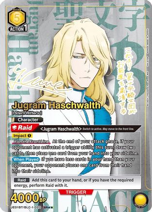Jugram Haschwalth (020) (SR**) (UE01BT/BLC-1-020) - UE01BT BLEACH ThousandYear Blood War Foil