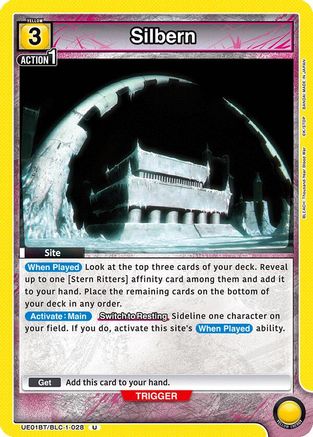 Silbern (UE01BT/BLC-1-028) - UE01BT BLEACH ThousandYear Blood War