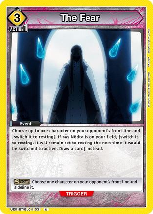 The Fear (UE01BT/BLC-1-031) - UE01BT BLEACH ThousandYear Blood War