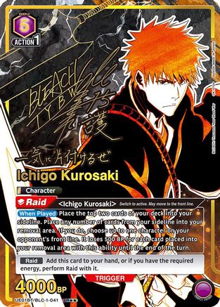 Ichigo Kurosaki (041) (SR**) (UE01BT/BLC-1-041) - UE01BT BLEACH ThousandYear Blood War Foil