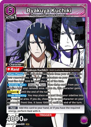 Byakuya Kuchiki (050) (UE01BT/BLC-1-050) - UE01BT BLEACH ThousandYear Blood War Foil