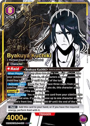 Byakuya Kuchiki (050) (SR**) (UE01BT/BLC-1-050) - UE01BT BLEACH ThousandYear Blood War Foil