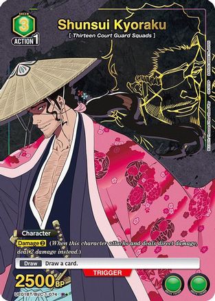 Shunsui Kyoraku (074) (R*) (UE01BT/BLC-1-074) - UE01BT BLEACH ThousandYear Blood War Foil