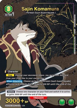 Sajin Komamura (078) (R*) (UE01BT/BLC-1-078) - UE01BT BLEACH ThousandYear Blood War Foil