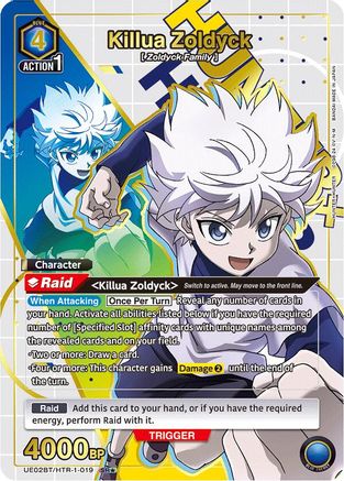 Killua Zoldyck (019) (SR*) (UE02BT/HTR-1-019) - UE02BT HUNTER X HUNTER Foil