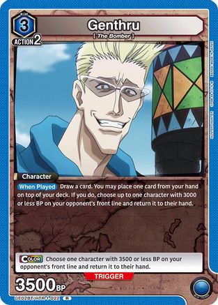 Genthru (022) (UE02BT/HTR-1-022) - UE02BT HUNTER X HUNTER Foil