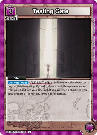 Testing Gate (UE02BT/HTR-1-061) - UE02BT HUNTER X HUNTER