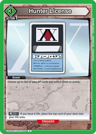 Hunter License (UE02BT/HTR-1-099) - UE02BT HUNTER X HUNTER