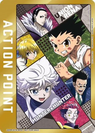 Action Point Card (AP01) (Hunter x Hunter) (UEPR/HTR-AP01) - Union Arena Promotion Cards Foil