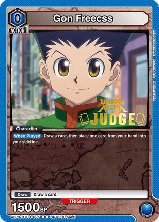 Gon Freecss (005) (Judge Pack) (UEPR/HTR-1-005) - Union Arena Promotion Cards Foil