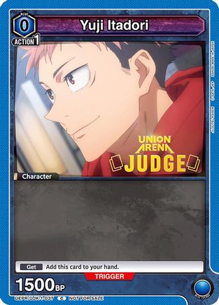 Yuji Itadori (037) (Judge Pack) (UEPR/JJK-1-037) - Union Arena Promotion Cards Foil