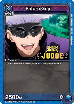 Satoru Gojo (Judge Pack) (UEPR/JJK-1-045) - Union Arena Promotion Cards Foil