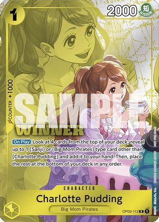 Charlotte Pudding (Winner Pack 2024 Oct.-Dec.) (OP03-112) - One Piece Promotion Cards Foil