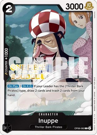 Inuppe (Judge Pack Vol. 4) (OP06-082) - One Piece Promotion Cards Foil