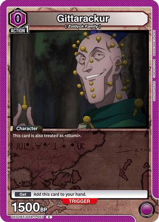 Gittarackur (Box Topper Foil) (UE02BT/HTR-1-053) - UE02BT HUNTER X HUNTER Foil