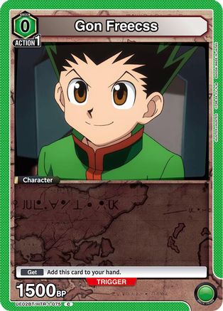 Gon Freecss (075) (Box Topper Foil) (UE02BT/HTR-1-075) - UE02BT HUNTER X HUNTER Foil