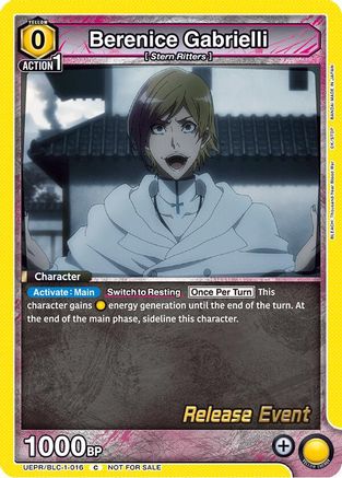 Berenice Gabrielli (UEPR/BLC-1-016) - UE01BT BLEACH ThousandYear Blood War Release Event Cards