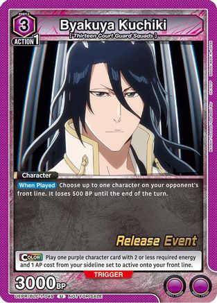 Byakuya Kuchiki (049) (UEPR/BLC-1-049) - UE01BT BLEACH ThousandYear Blood War Release Event Cards