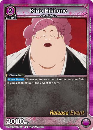 Kirio Hikifune (UEPR/BLC-1-059) - UE01BT BLEACH ThousandYear Blood War Release Event Cards