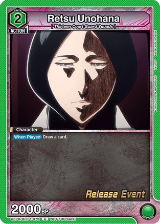 Retsu Unohana (072) (UEPR/BLC-1-072) - UE01BT BLEACH ThousandYear Blood War Release Event Cards
