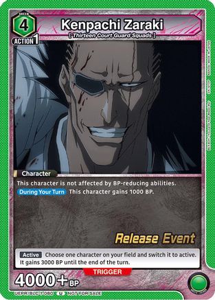 Kenpachi Zaraki (080) (UEPR/BLC-1-080) - UE01BT BLEACH ThousandYear Blood War Release Event Cards
