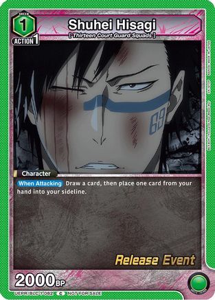 Shuhei Hisagi (UEPR/BLC-1-082) - UE01BT BLEACH ThousandYear Blood War Release Event Cards
