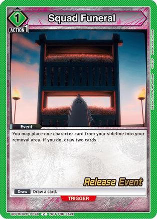 Squad Funeral (UEPR/BLC-1-098) - UE01BT BLEACH ThousandYear Blood War Release Event Cards
