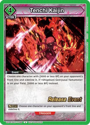 Tenchi Kaijin (UEPR/BLC-1-099) - UE01BT BLEACH ThousandYear Blood War Release Event Cards