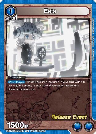 Eeta (UEPR/HTR-1-002) - UE02BT HUNTER X HUNTER Release Event Cards